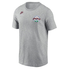 Philadelphia Phillies Cooperstown Collection T-Shirt - Heather Gray | Nike