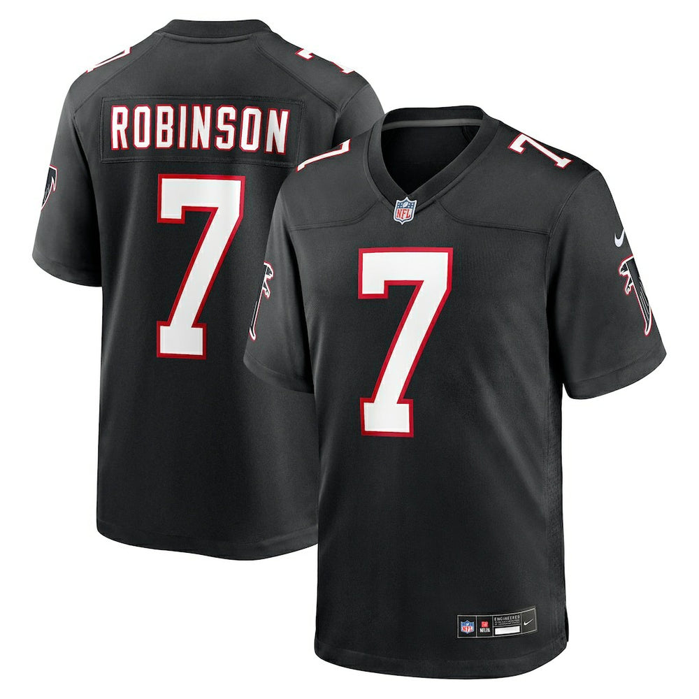Bijan Robinson Atlanta Falcons Throwback Game Jersey - Black | Nike discount