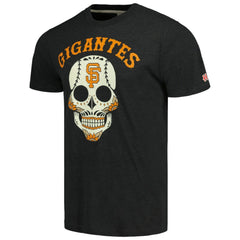 San Francisco Giants Homage Gigantes Hyper Local Tri-Blend T-Shirt - Charcoal