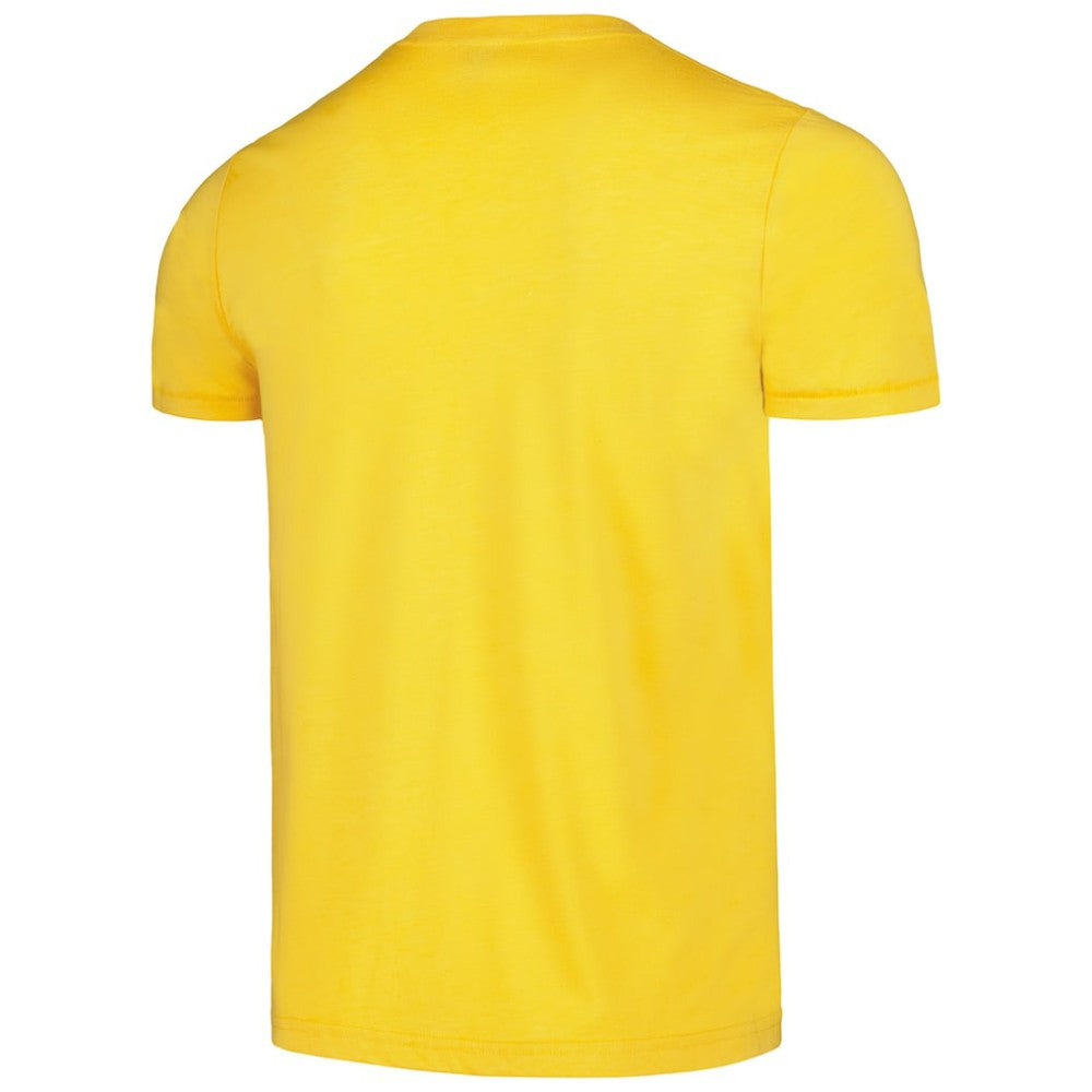 Pittsburgh Pirates Homage Doodle Collection We Are Fam-A-Lee Tri-Blend T-Shirt - Gold