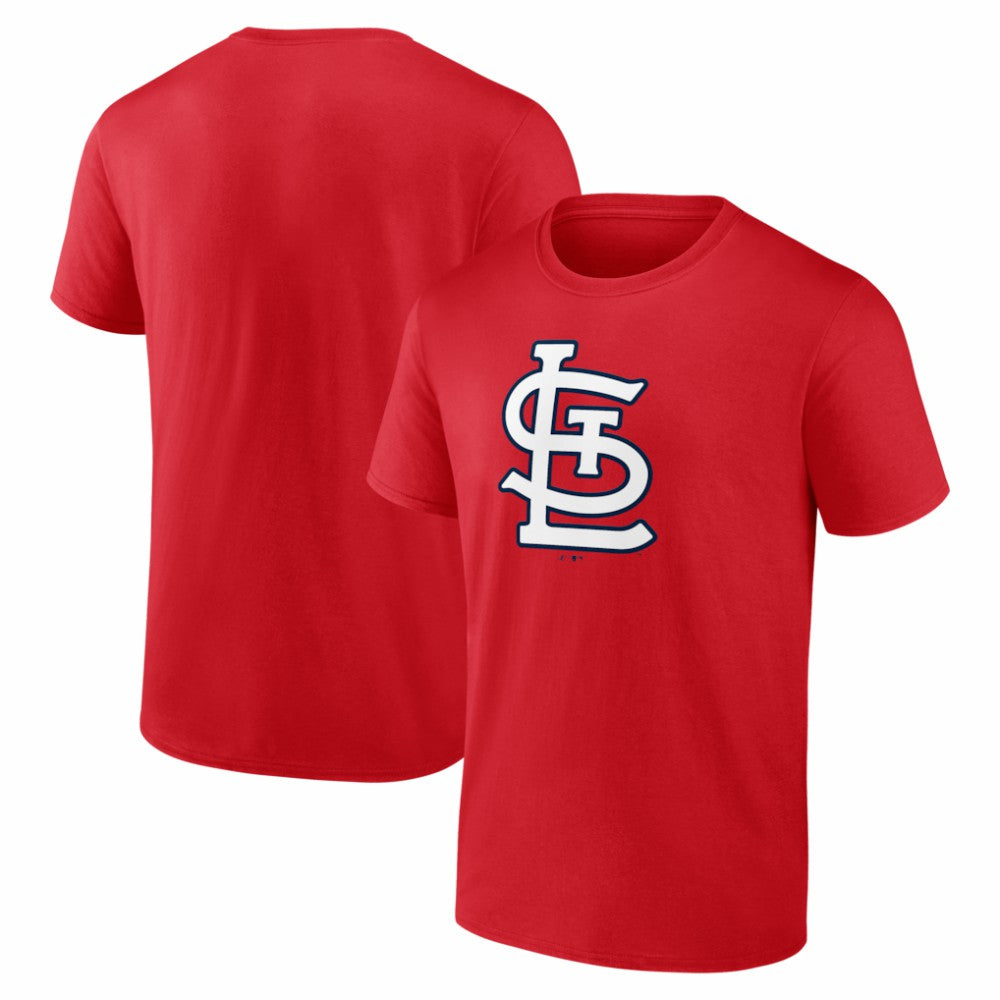 St. Louis Cardinals Logo Athletic Official Logo T-Shirt - Red