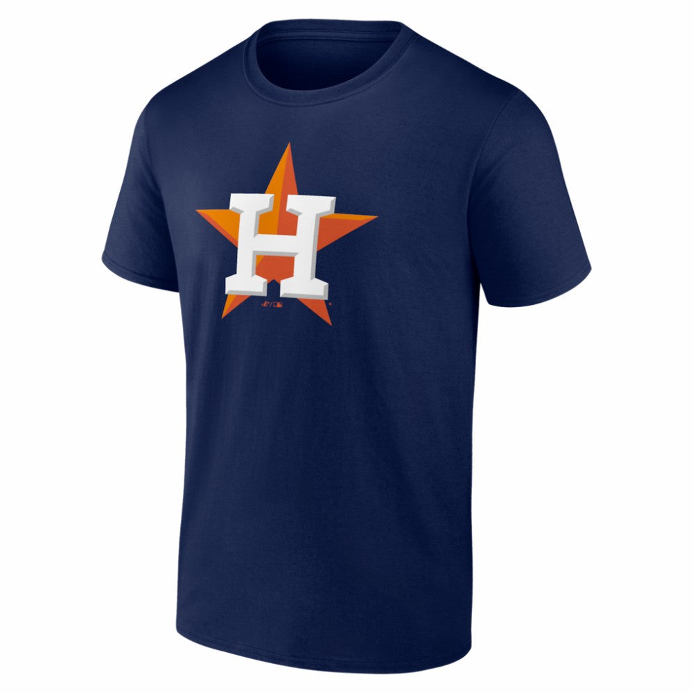 Houston Astros Logo Athletic Official Logo T-Shirt - Navy