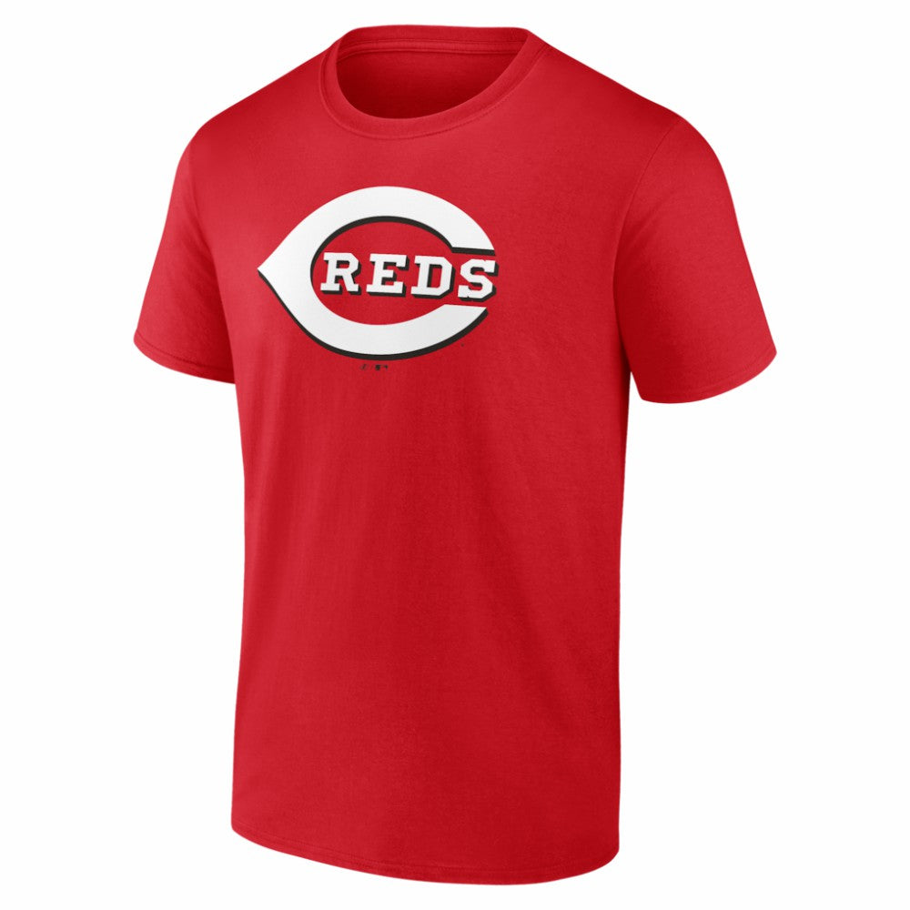 Cincinnati Reds Logo Athletic Official Logo T-Shirt - Red