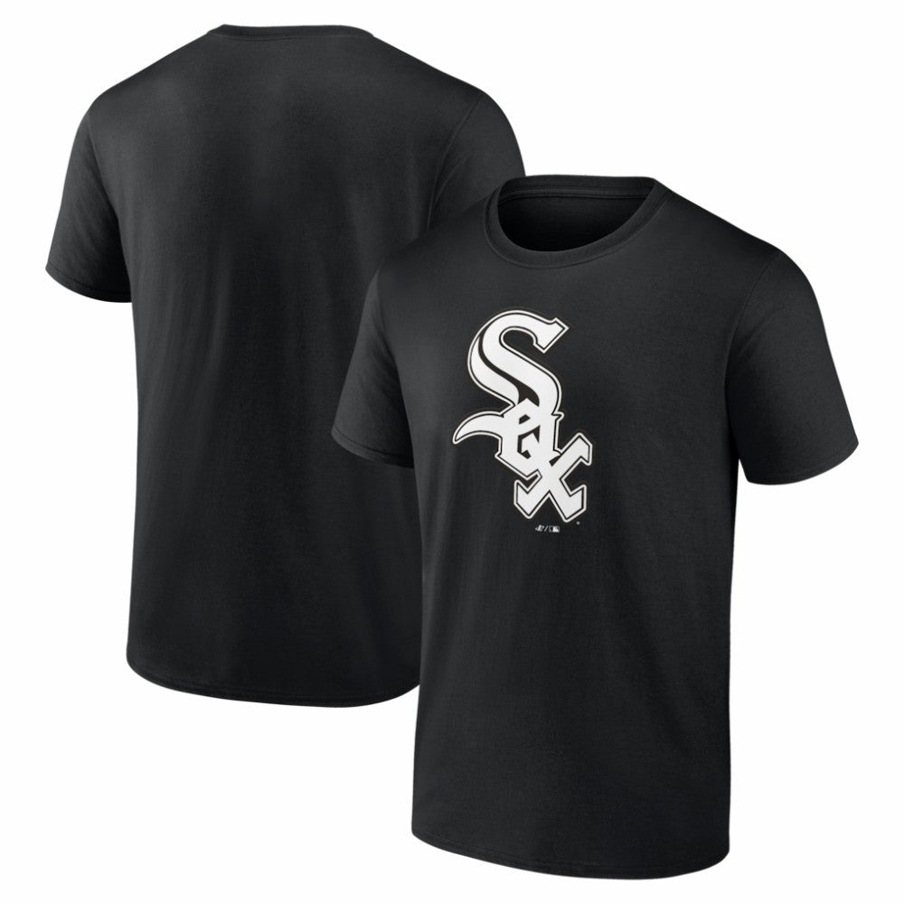Chicago White Sox Logo Athletic Official Logo T-Shirt - Black