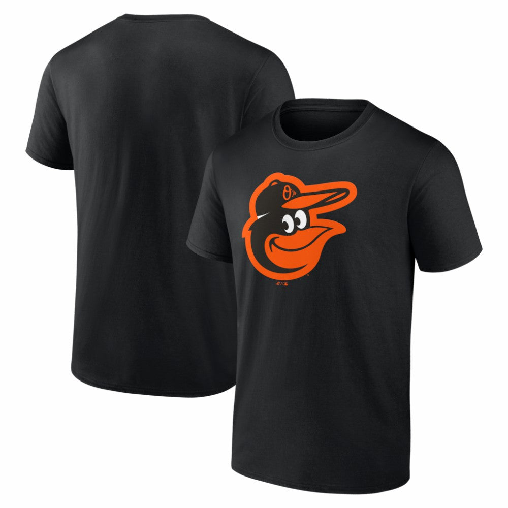 Baltimore Orioles Logo Athletic Official Logo T-Shirt - Black