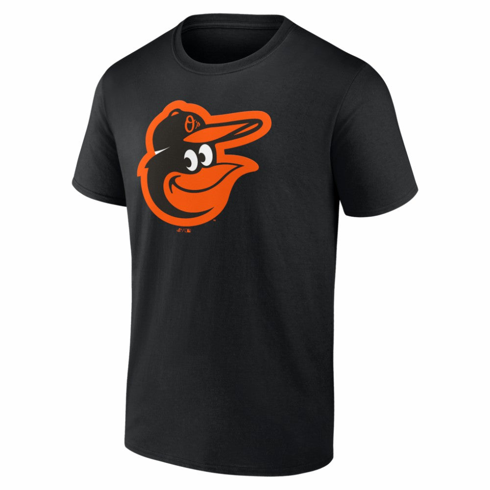 Baltimore Orioles Logo Athletic Official Logo T-Shirt - Black
