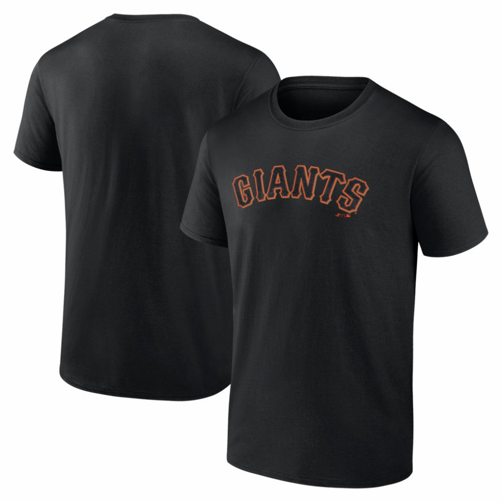 San Francisco Giants Logo Athletic Wordmark T-Shirt - Black