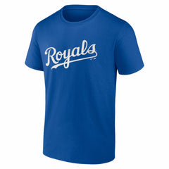Kansas City Royals Logo Athletic Wordmark T-Shirt - Royal