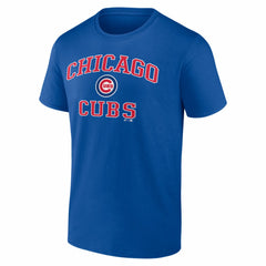 Chicago Cubs Logo Athletic Heart and Soul T-Shirt - Royal