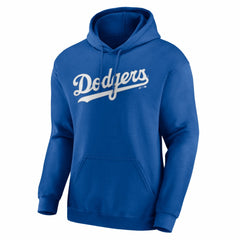 Los Angeles Dodgers Logo Athletic Wordmark Hoodie - Royal