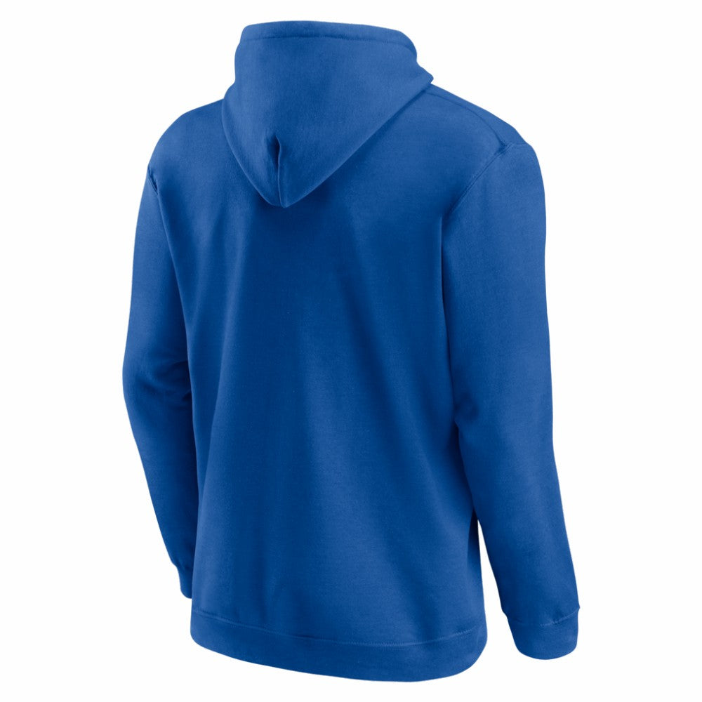 Los Angeles Dodgers Logo Athletic Wordmark Hoodie - Royal