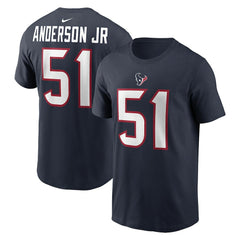 Will Anderson Jr. Houston Texans Player Name & Number T-Shirt - Navy | Nike for sale