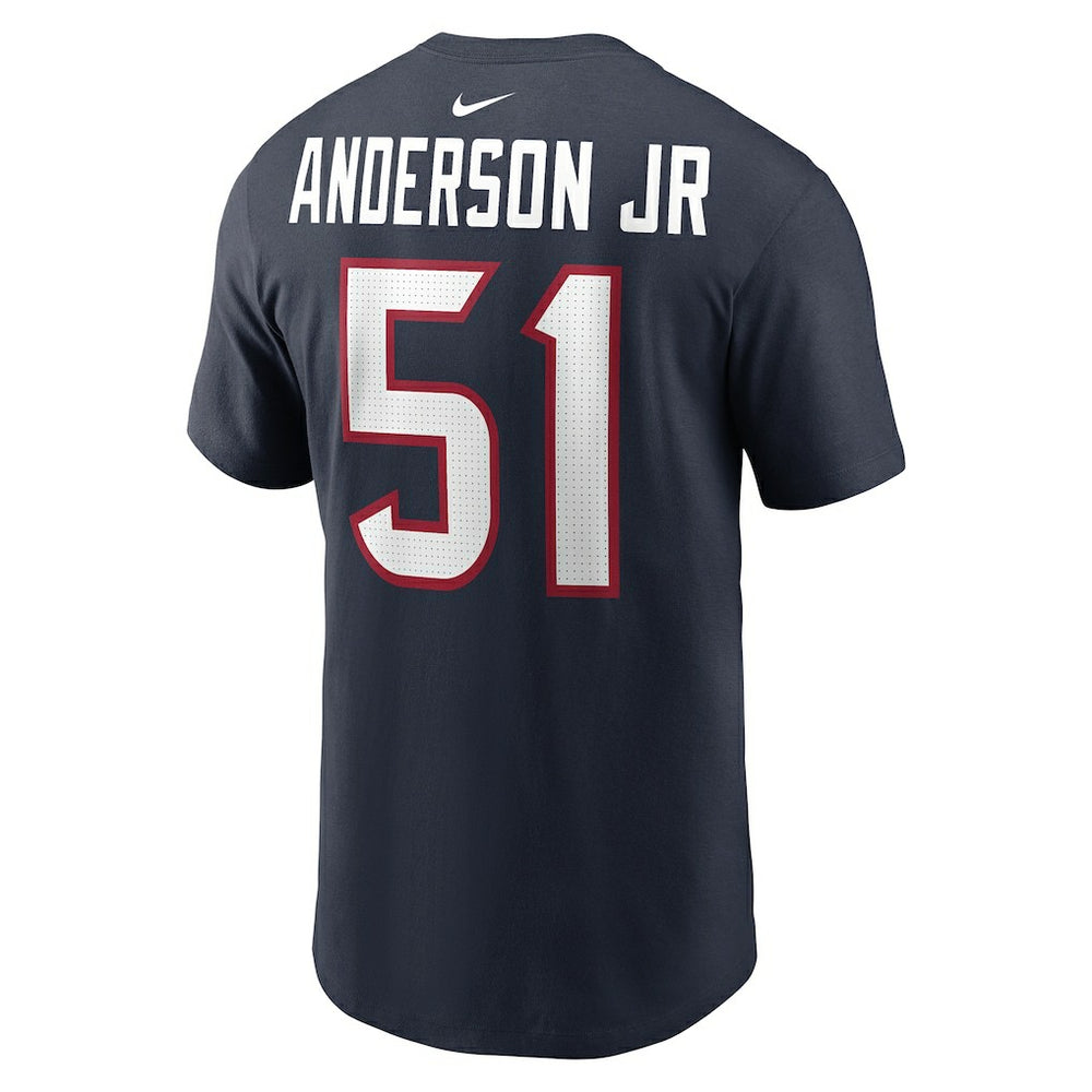 Will Anderson Jr. Houston Texans Player Name & Number T-Shirt - Navy | Nike for sale