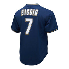 Craig Biggio Houston Astros 1991 Cooperstown Collection Mesh Pullover Jersey - Navy | Mitchell & Ness