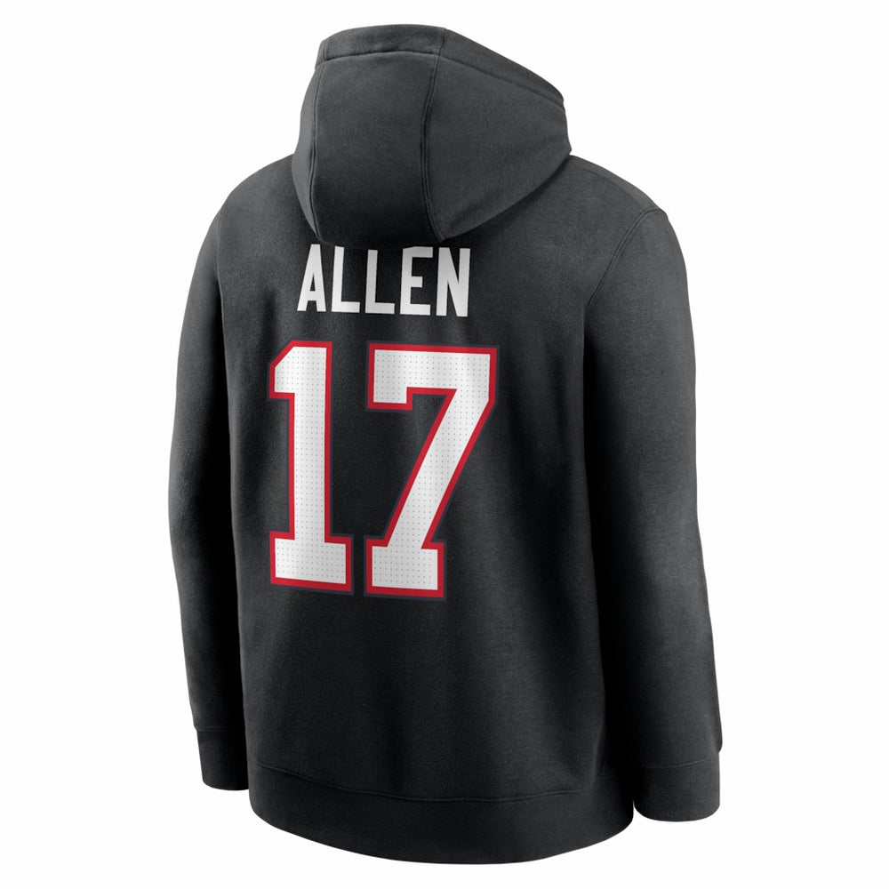 Josh Allen Buffalo Bills Name & Number Fleece Hoodie - Black | Nike outlet