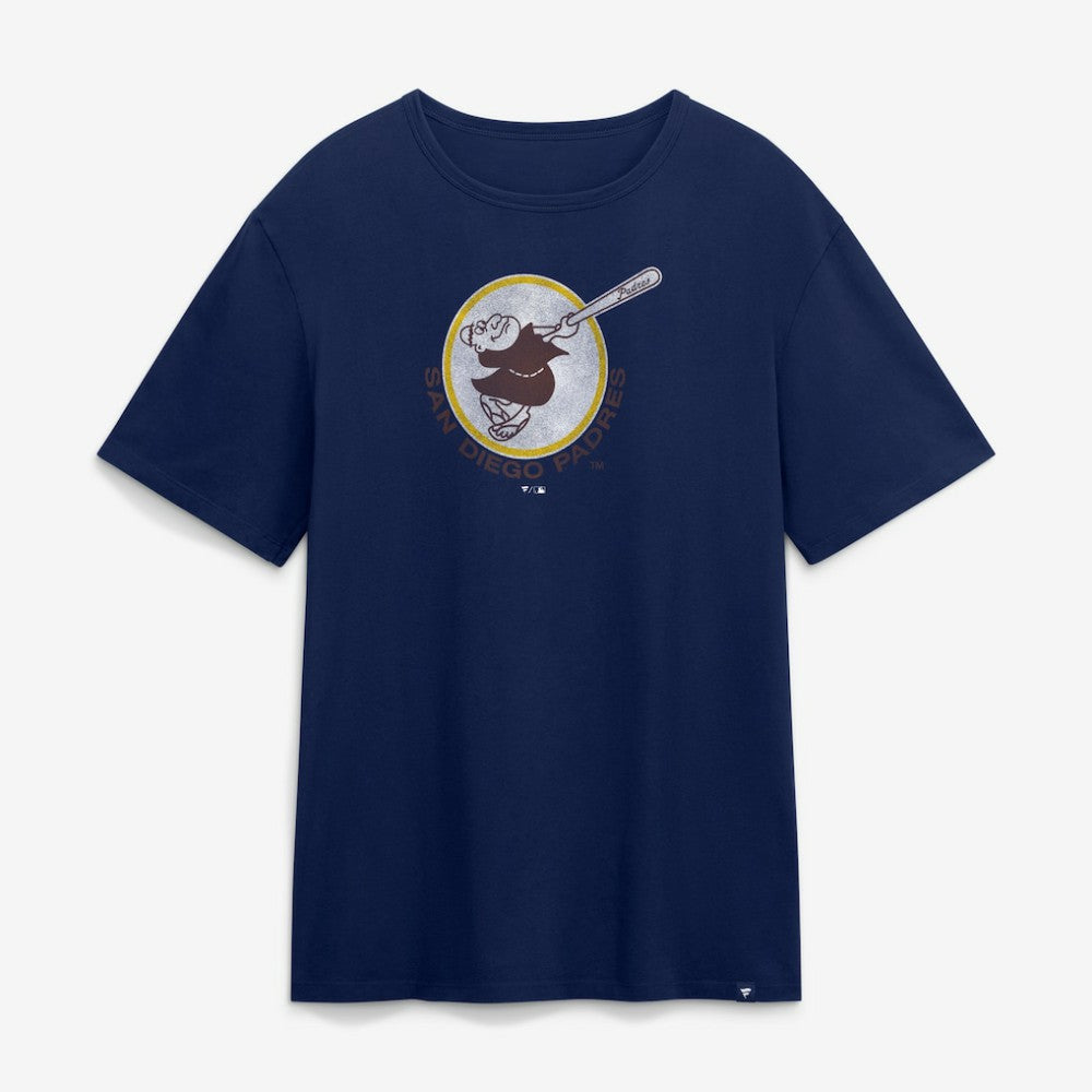 San Diego Padres Vintage Logo Legacy T-Shirt - Navy