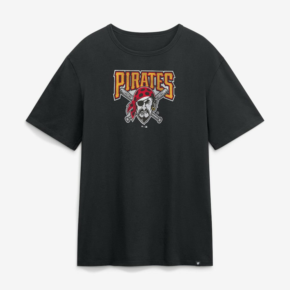 Pittsburgh Pirates Vintage Logo Legacy T-Shirt - Black