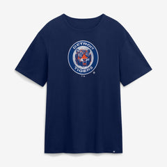 Detroit Tigers Vintage Logo Legacy T-Shirt - Navy
