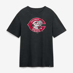 Cincinnati Reds Vintage Logo Legacy T-Shirt - Black