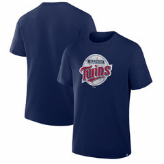 Minnesota Twins Vintage Logo Legacy T-Shirt - Navy