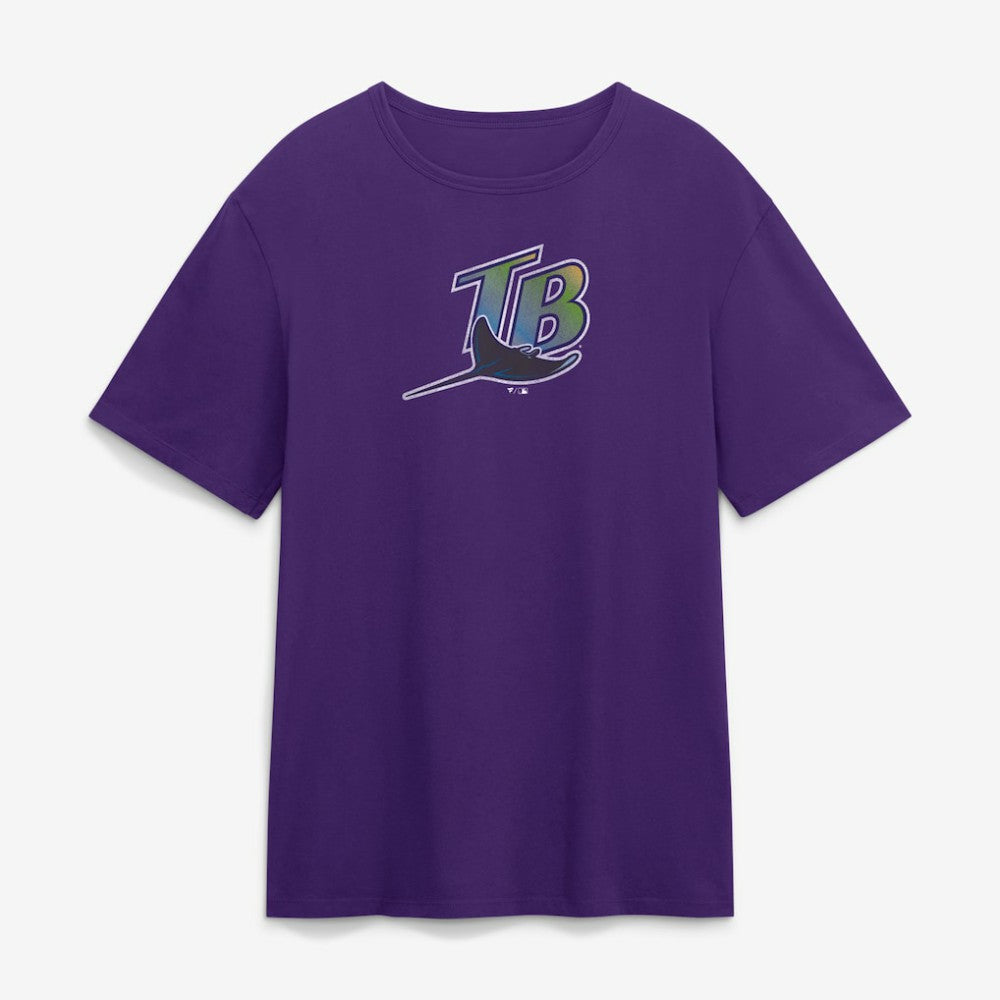 Tampa Bay Rays Alternate Logo Legacy T-Shirt - Purple