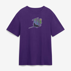 Tampa Bay Rays Alternate Logo Legacy T-Shirt - Purple