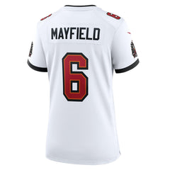 Baker Mayfield Tampa Bay Buccaneers Women's Away Game Jersey - White | Nike for sale