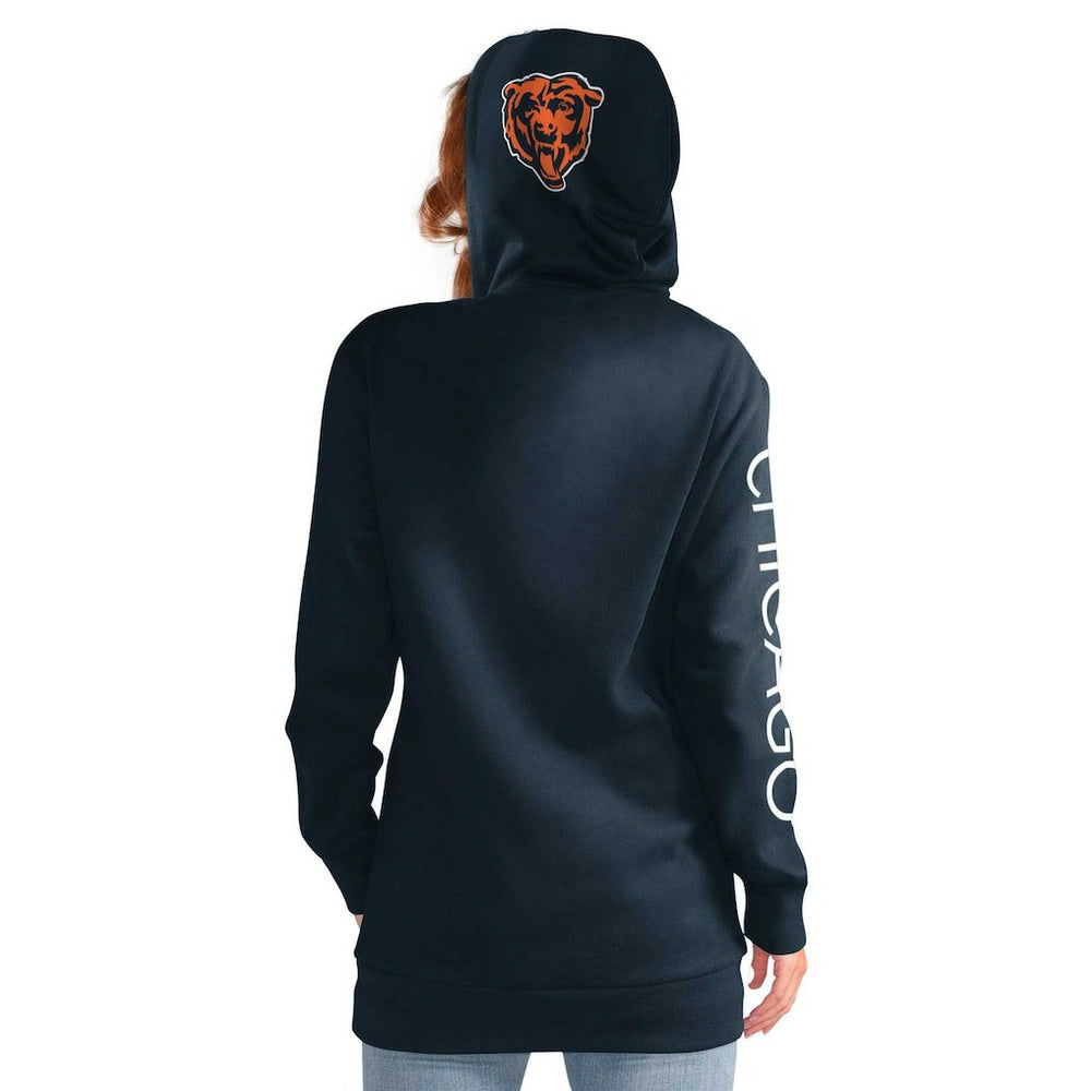 Chicago Bears G-III 4Her by Carl Banks Women's Extra Inning Pullover Hoodie - Navy outlet