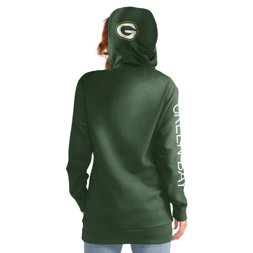 Green Bay Packers G-III 4Her by Carl Banks Women's Extra Inning Pullover Hoodie - Green online