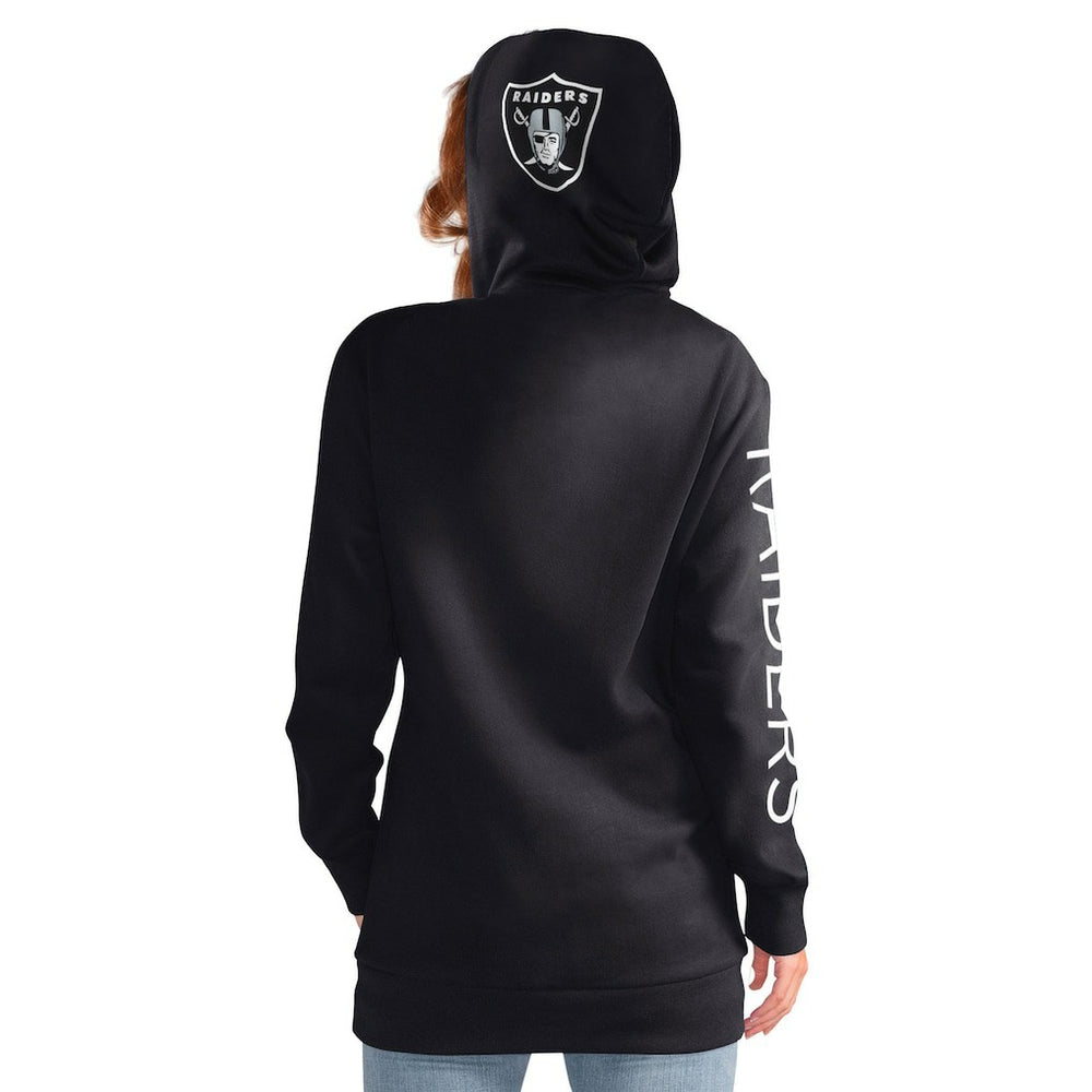 Las Vegas Raiders G-III 4Her by Carl Banks Women's Extra Inning Pullover Hoodie - Black discount