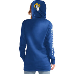 Los Angeles Rams G-III 4Her by Carl Banks Women's Extra Inning Pullover Hoodie - Royal outlet