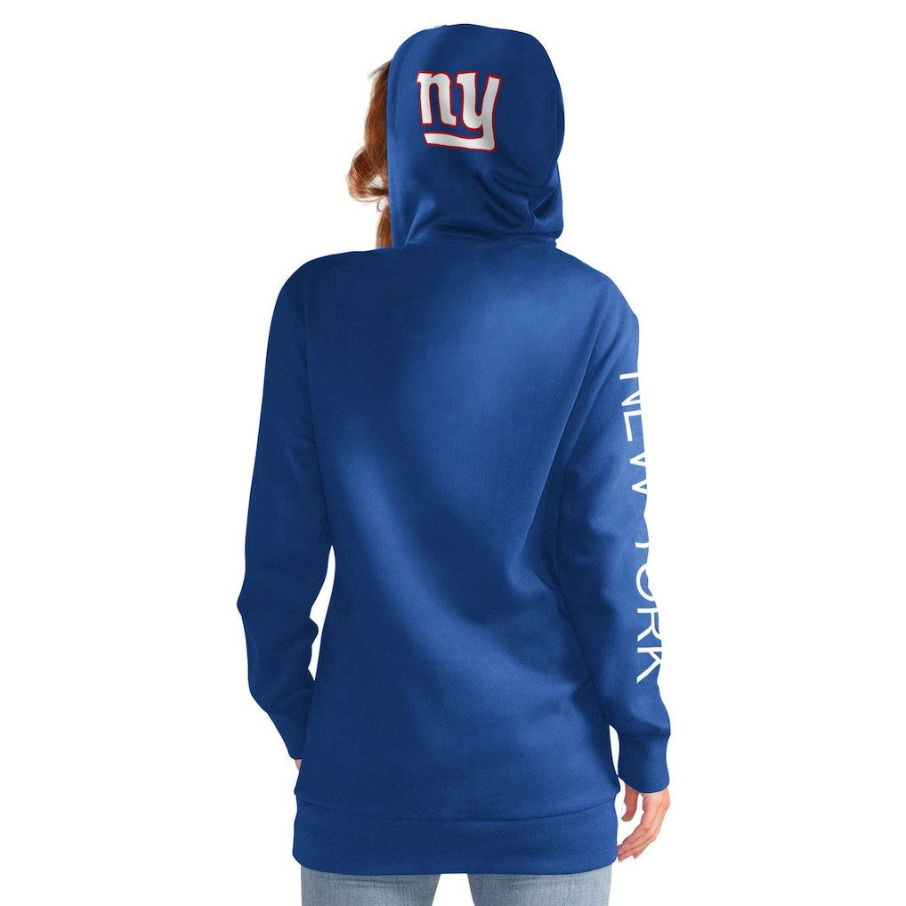New York Giants G-III 4Her by Carl Banks Women's Extra Inning Pullover Hoodie - Royal sale