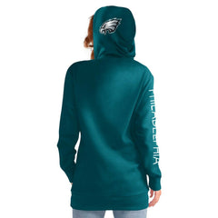 Philadelphia Eagles G-III 4Her by Carl Banks Women's Extra Inning Pullover Hoodie - Midnight Green sale