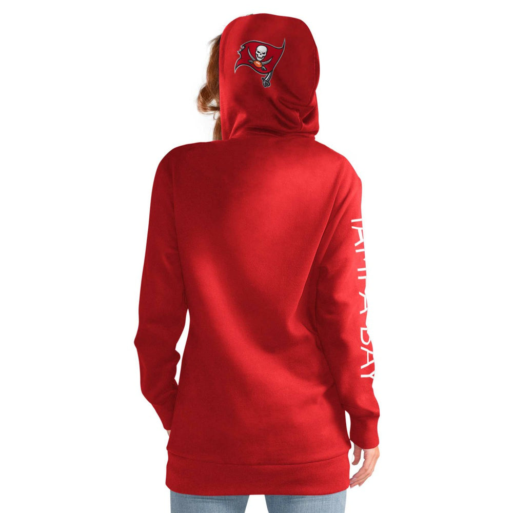Tampa Bay Buccaneers G-III 4Her by Carl Banks Women's Extra Inning Pullover Hoodie - Red online
