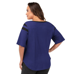 Baltimore Ravens G-III 4Her by Carl Banks Women's Plus Size Linebacker T-Shirt - Purple online