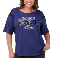 Baltimore Ravens G-III 4Her by Carl Banks Women's Plus Size Linebacker T-Shirt - Purple online