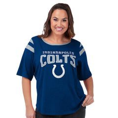 Indianapolis Colts G-III 4Her by Carl Banks Women's Plus Size Linebacker T-Shirt - Royal cheap