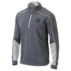 Milwaukee Brewers Omni-Wick Shotgun 2.0 Quarter-Zip Pullover Top - Charcoal/White | Columbia