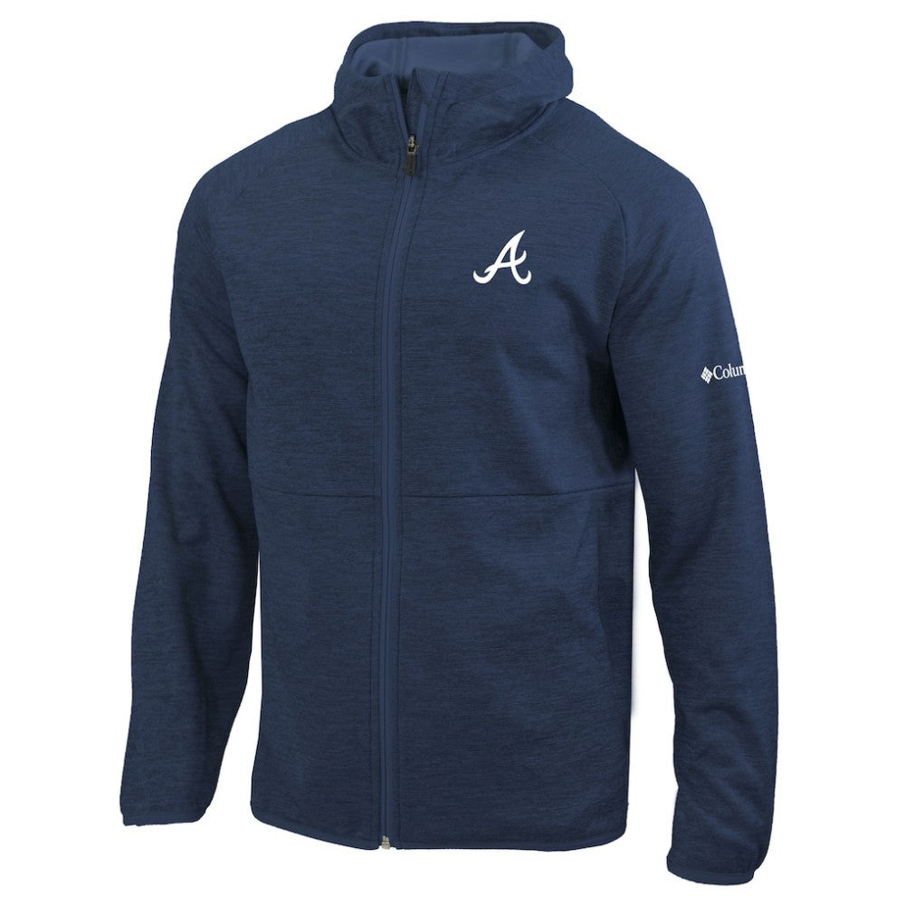 Atlanta Braves Omni-Wick It's Time Full-Zip Jacket - Navy | Columbia