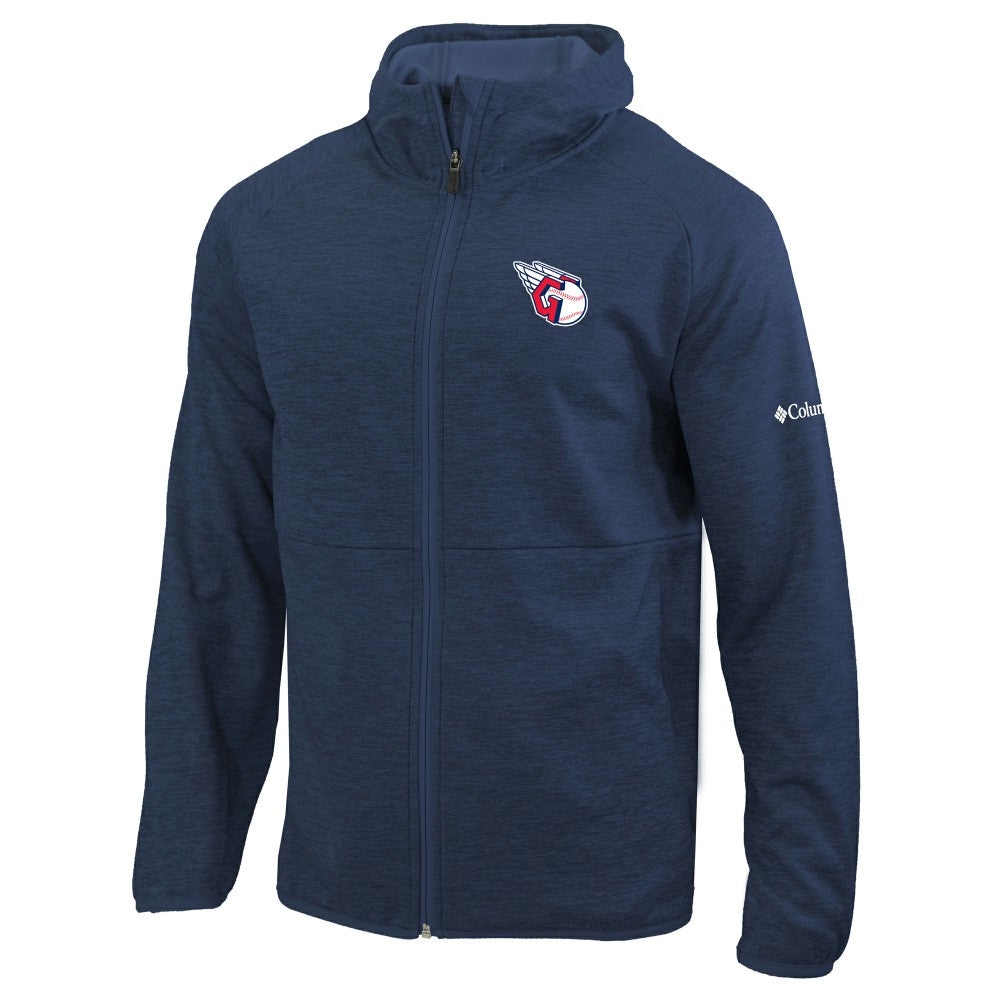Cleveland Guardians Omni-Wick It's Time Full-Zip Jacket - Navy | Columbia