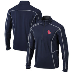 St. Louis Cardinals Omni-Wick Shotgun Quarter-Zip Pullover Top - Navy | Columbia