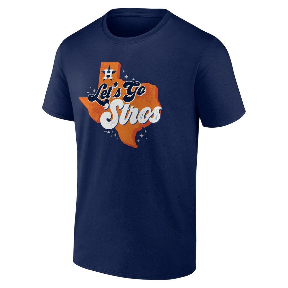 Houston Astros Hometown Collection Texas Scripty T-Shirt - Navy