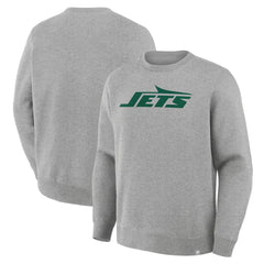 New York Jets Primary Logo Legacy Sweatshirt - Heather Gray sale