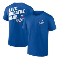 Los Angeles Dodgers Hometown Collection Live Breathe T-Shirt - Royal