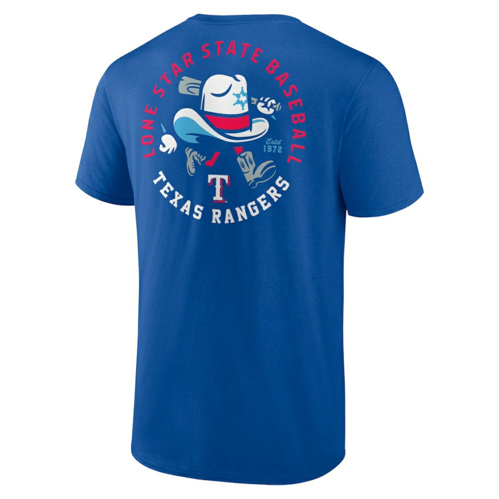 Texas Rangers Hometown Collection 10 Gallon Baseball T-Shirt - Royal
