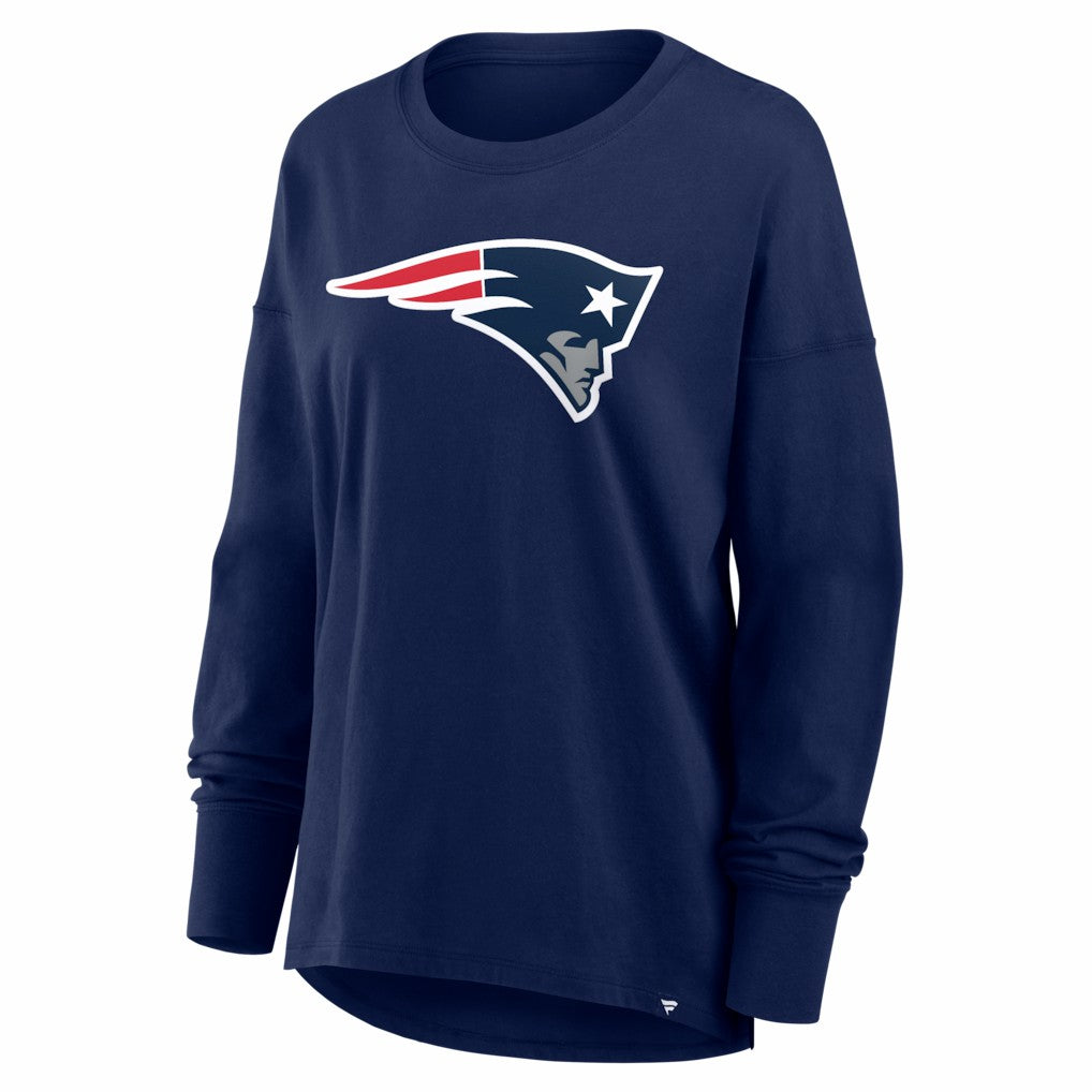 New England Patriots Women's Essential Long Sleeve T-Shirt - Navy online