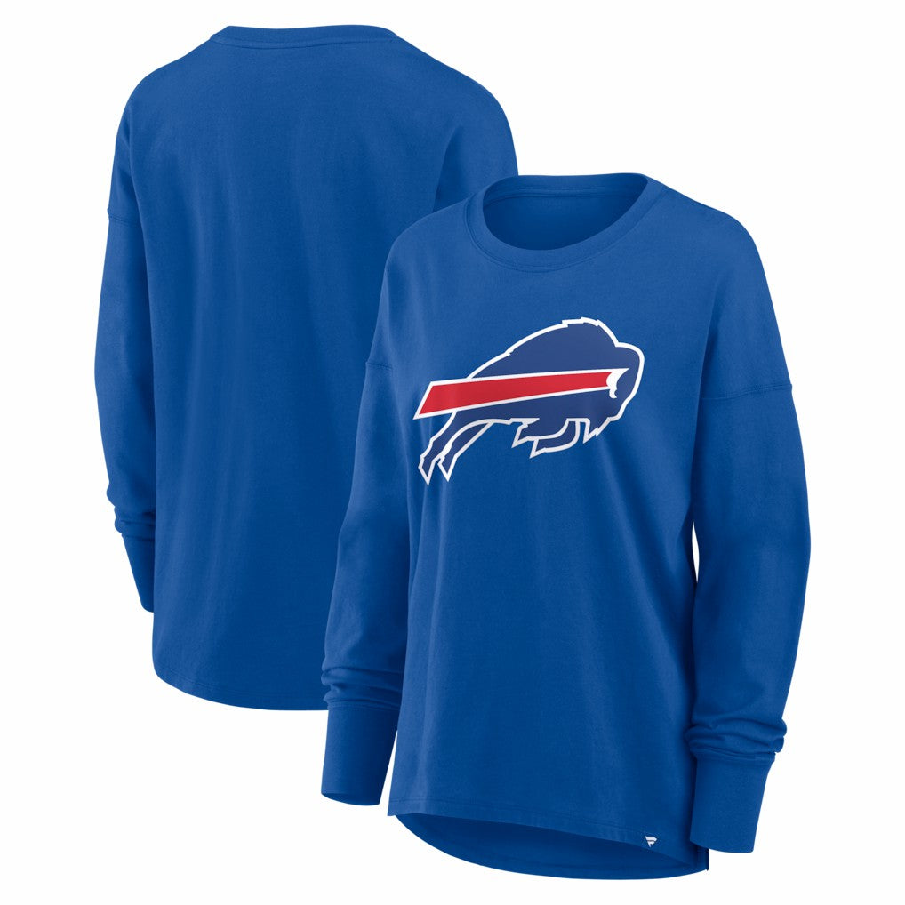 Buffalo Bills Women's Essential Long Sleeve T-Shirt - Royal cheap