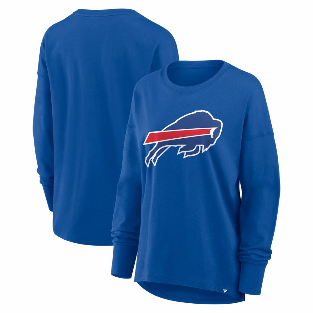 Buffalo Bills Women's Essential Long Sleeve T-Shirt - Royal cheap