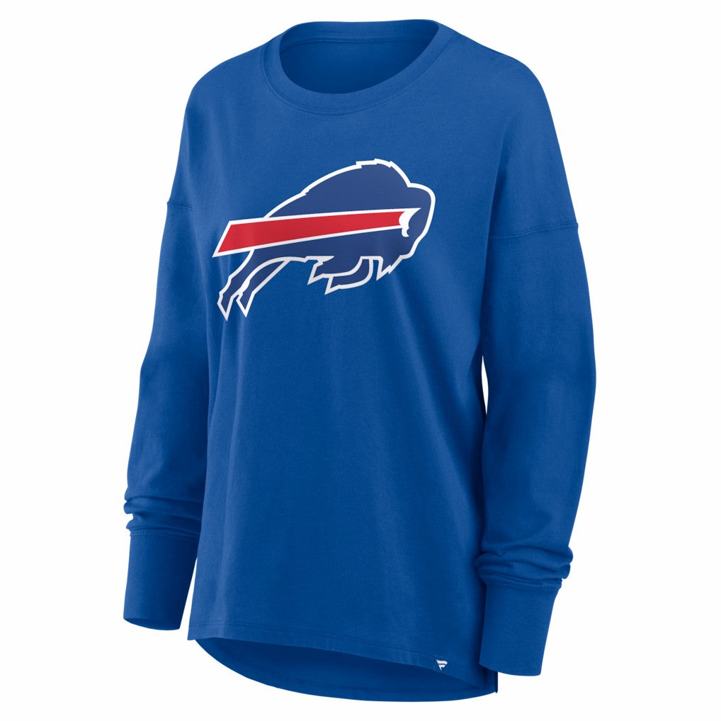 Buffalo Bills Women's Essential Long Sleeve T-Shirt - Royal cheap