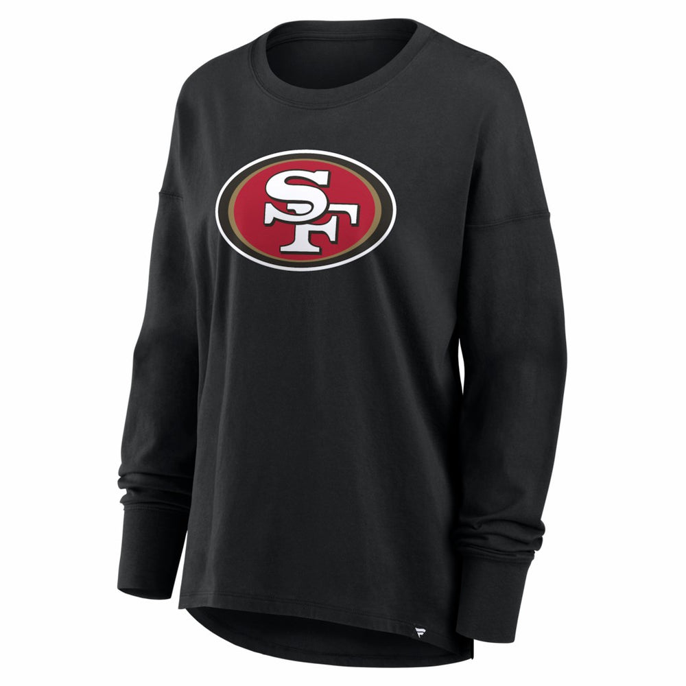 San Francisco 49ers Women's Essential Long Sleeve T-Shirt - Black online